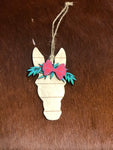 Mule/Donkey-Wooden Shiplap Christmas Ornament
