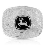 Classic John Deere Jumping Buck Belt Buckle