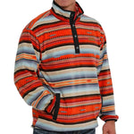 Cinch Men's Bright Serape Quarter Snap Fleece Pullover