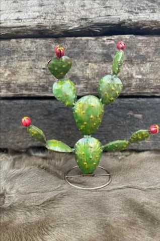 Green Metal Cactus