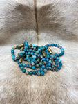 Turquoise Wish-let Beaded Bracelet