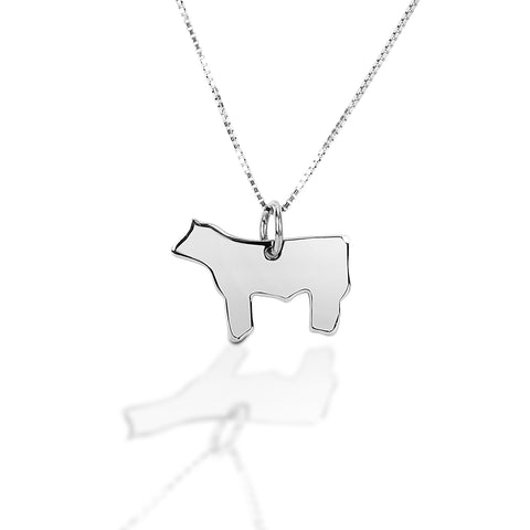 HCO Exclusive Sterling Silver Livestock figure Necklace