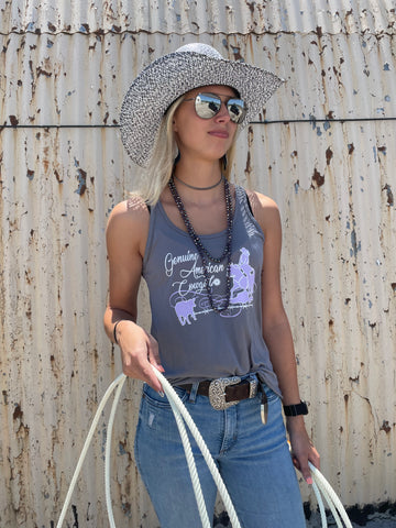 Cutting Cowgirl Tank