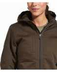 Ariat Women’s Rebar DuraCanvas Insulated Jacket-Brown