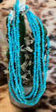 Genuine Kingman Turquoise Nugget Necklace