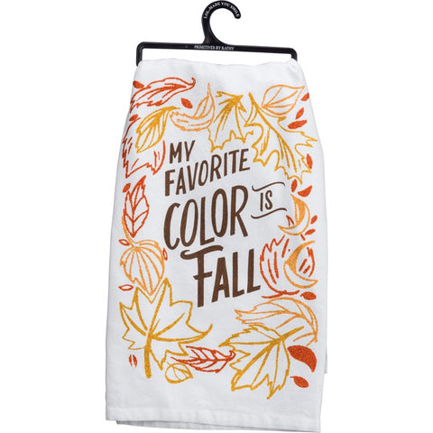 Dish Towel - My Favorite Color Is Fall