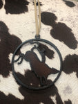 Metal Livestock/Rodeo Ornament