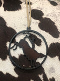 Metal Livestock/Rodeo Ornament