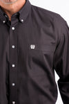 Cinch Men's Solid Black Shirt