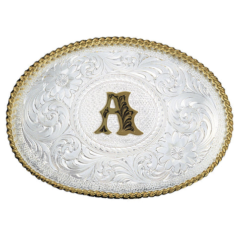 Montana Silversmiths Medium Oval Initial Buckle