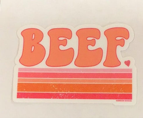 Beef Sticker
