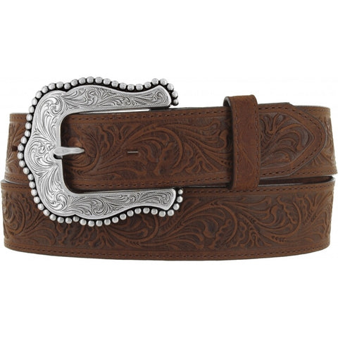 Tony Lama Women's Brown Layla Belt