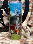 CJ Brown “Red White & Moo” Tumbler