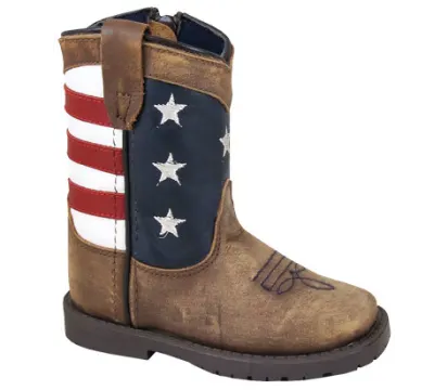 Smoky Mountain Kid's Stars and Stripes Boots
