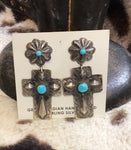 Sterling Sliver & Turqoise Earrings