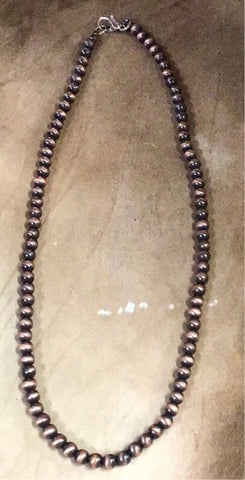 Faux Copper Navajo Pearls