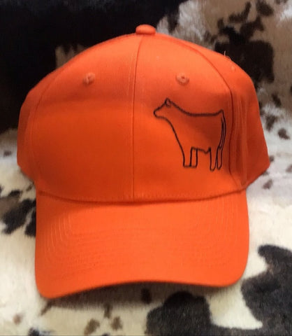 Orange Steer Cap