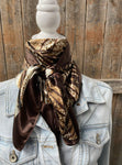 Brown Animal Print Wild Rag