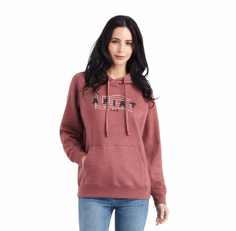 Ariat Real USA Chest Logo Hoodie