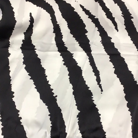 Zebra Charmeuse Wild Rag