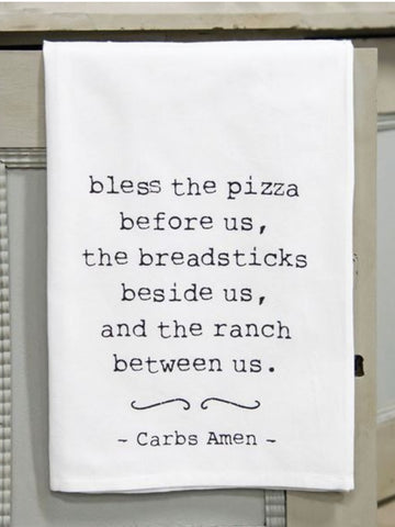 Dish Towel-Carbs Amen