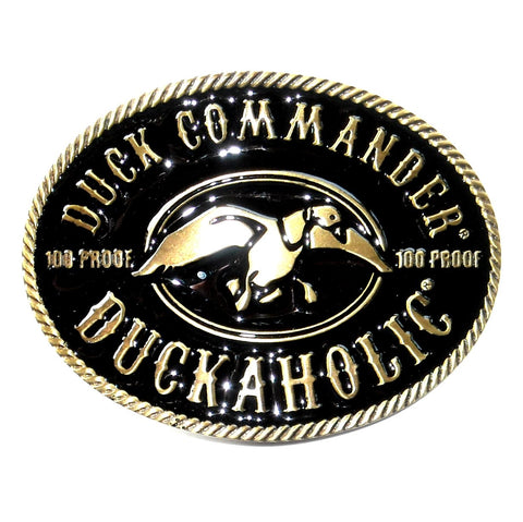 Duck Commander Duckaholic Logo Buckle