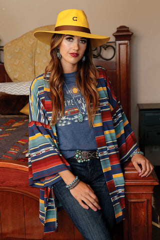 Cruel Serape Print Kimono