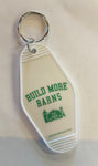 Motel Key Fob -Build More Barns