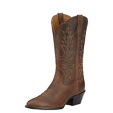 Ariat Women’s Heritage R Toe Distressed Brown Boot