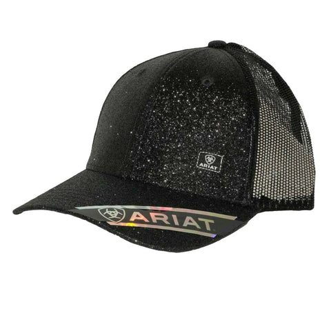Ariat Glitter Messy Bun Back Cap