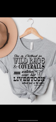 Watches Her Livestock Tee