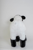 Large Plush Lamb Suffolk Black & White