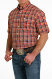 Cinch Men’s Red Plaid Shirt