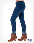 Just Tuff  Women's "Indigo Skinny" Jeans