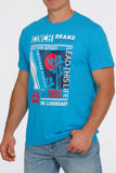 Cinch Be Legendary Tee-Turquoise