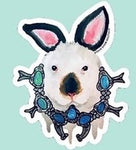 Livestock Wearing Turquoise Sticker Decals