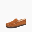 Minntonka Women’s Sheepskin Terese Moccasin - Brown